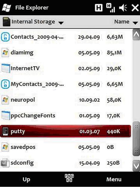  Setting Up SSH clients on Windows Mobile Devices