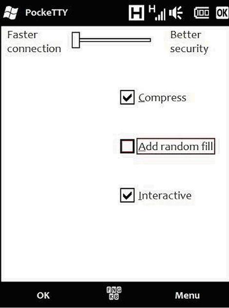  Setting Up SSH clients on Windows Mobile Devices